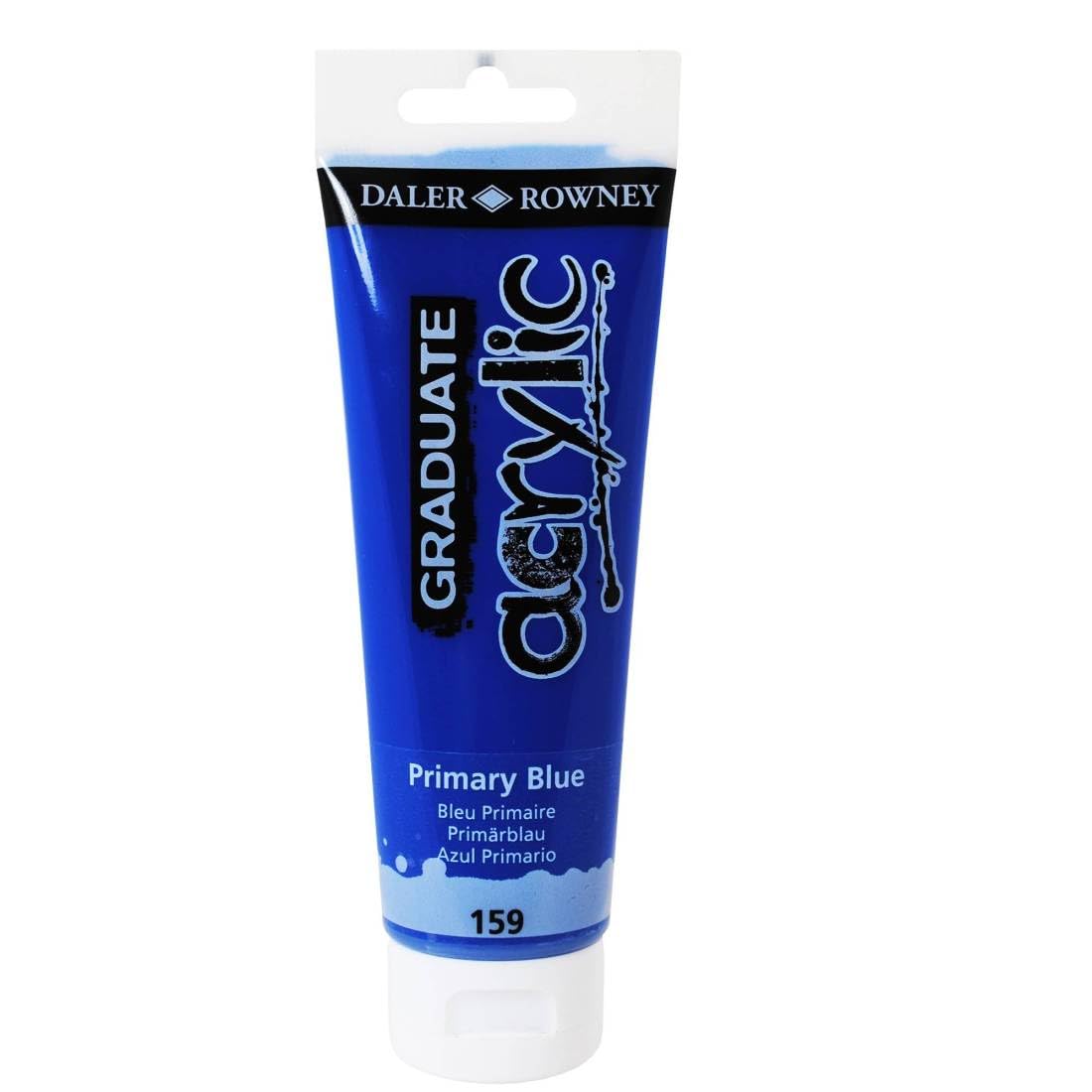 Daler-Rowney Graduate Acrylic Paint, Plastic Tube, 4oz - 120 ml, Primary Blue