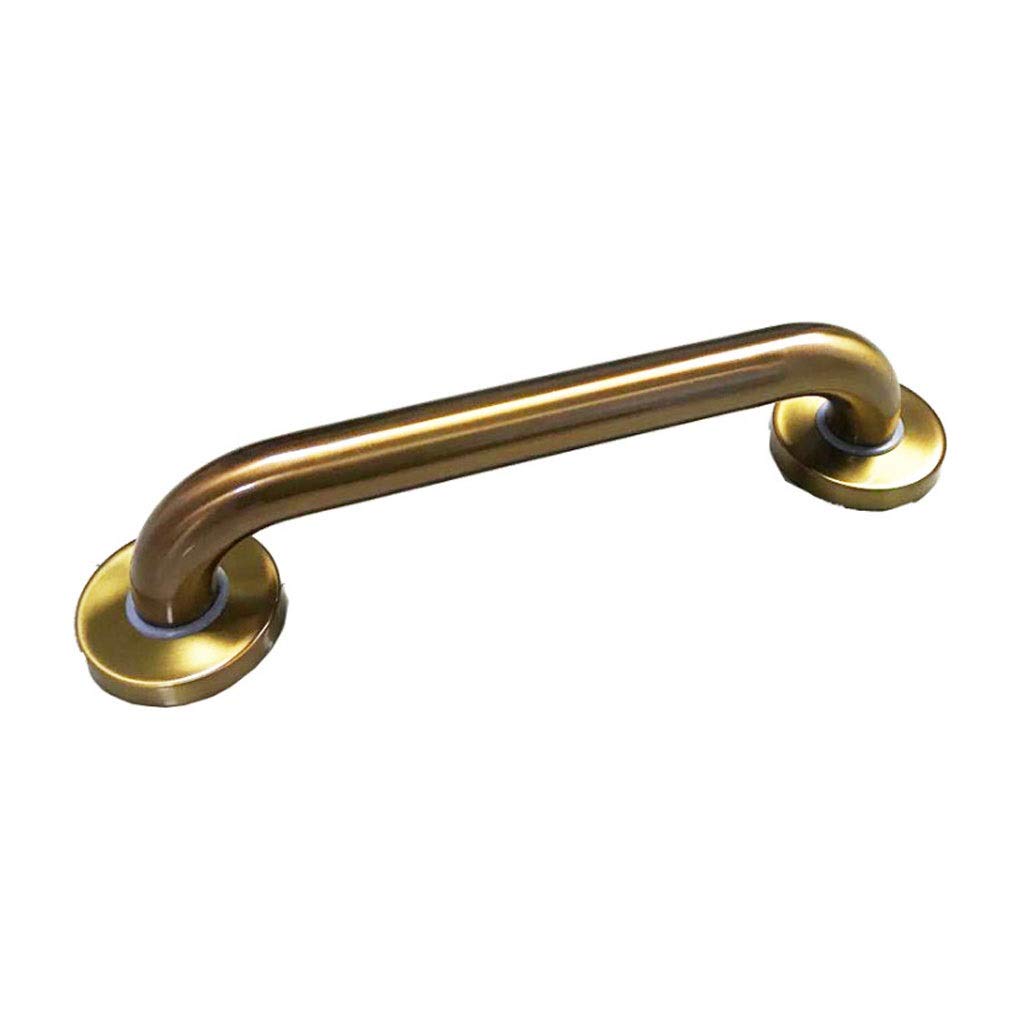 Fkxsxaz Gold Bathroom Grab Bars Support Handle,Hotel Toilet Children Disabled Pregnant Woman Stainless Steel Plating Rose Handrail Safety Handle (Size : 45Cm)