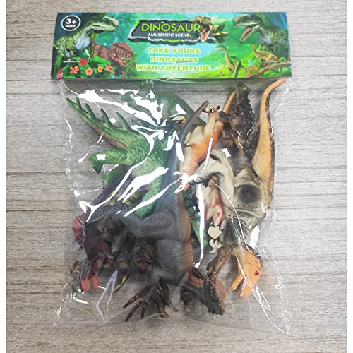 10 Piece Dinosaur Toys For Kids And Toddlers, Enormous Variety Of Authentic Type Plastic Dinosaurs,3.1" To 6.5'' Long Dinosaur Toy Figures For Boys & Girls Ages 3+. #TOP5