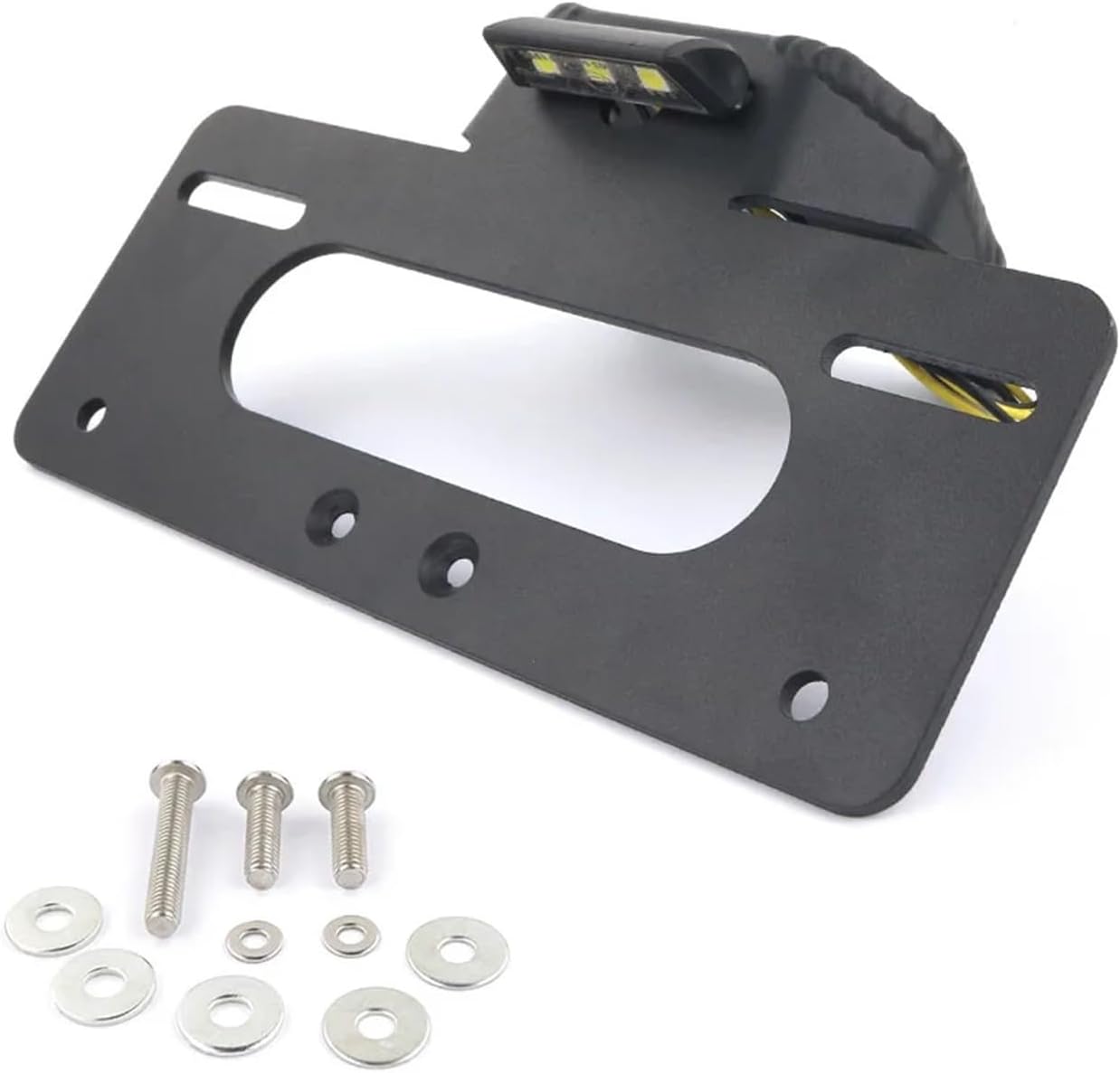 for Polaris Slingshot Base/SL/SL LE/SLR GT LE/S/SL/SLR/SLR License Plate Frame Holder Bracket Tail Tidy Fender Eliminator(Without Reflector)