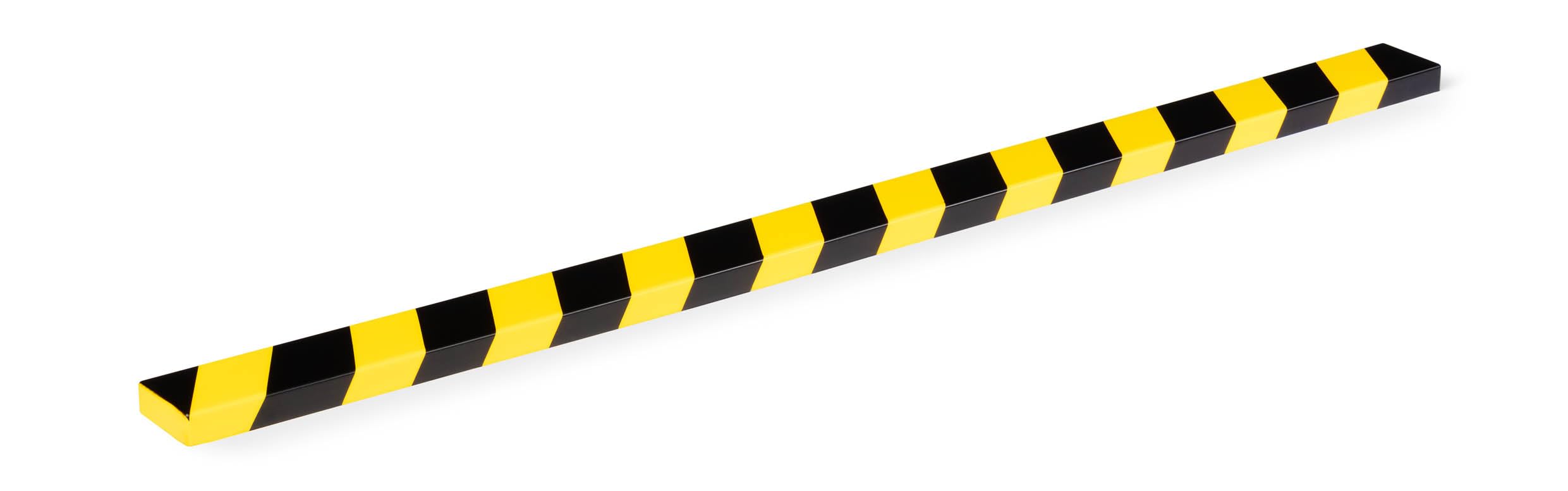 Durable Perfil de protección de superficies S20, autoadhesivo, 1 m, paquete de 5, amarillo/negro, 1108130 | 1 m de largo de espuma de poliuretano, 100 x 6 x 2 cm, fácil de instalar