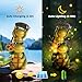 WOGOON Garden Turtle Outdoor Statues, Solar Garden Statue Two Sweet Frog Face Turtles Decor with 3 LED Lights, for Patio Lawn Porch Yard,Gifts for Birthday, Easter, Housewarming