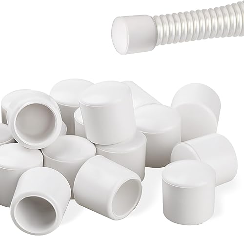 20 tapones de puerta de 0.39 pulgadas de repuesto de punta de goma, puntas de parachoques de puerta, tapas de tope de puerta para protección de