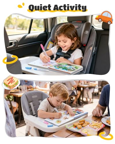 3Pack Mess Free Coloring Book Set for Toddlers - image 8