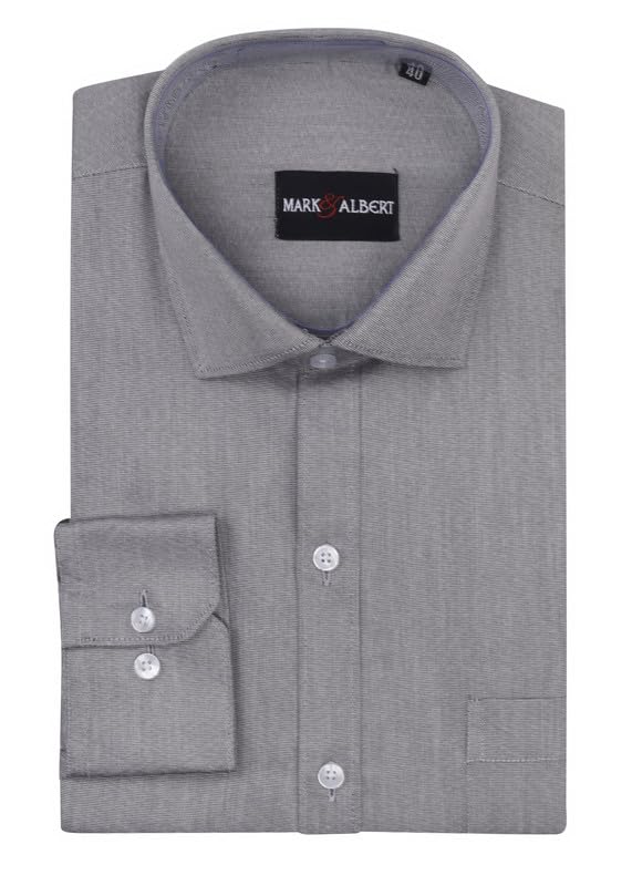 Image of MARK & ALBERT Men's Cotton Formal Shirt