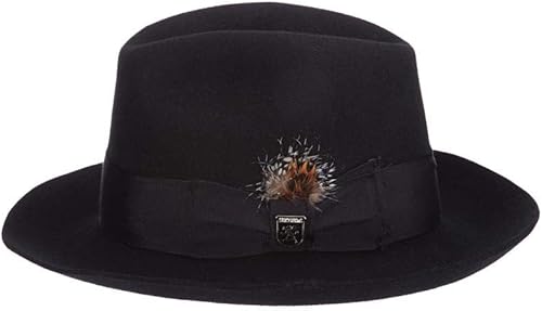 Miniatura 4 de STACY ADAMS Fedora de fieltro para hombre