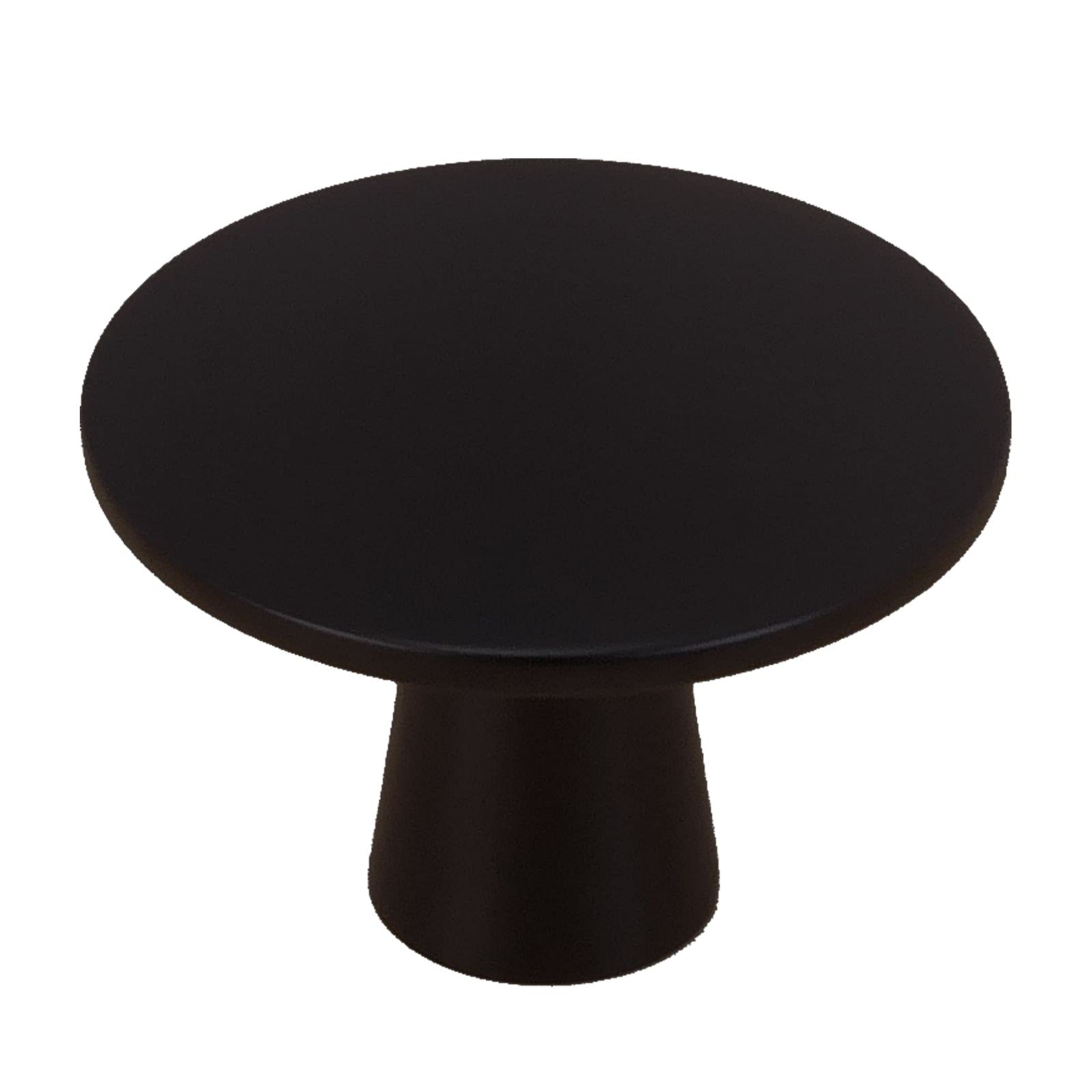 KHTUMEWARE-88292BL10 Round Knob, Matte Black, 40 mm, 10-Pack in Matte Black — KHTUMEWARE