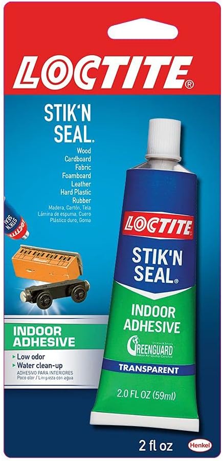 Loctite Stik'n Seal Indoor Adhesive, 2 fl oz, Squeeze Tube
