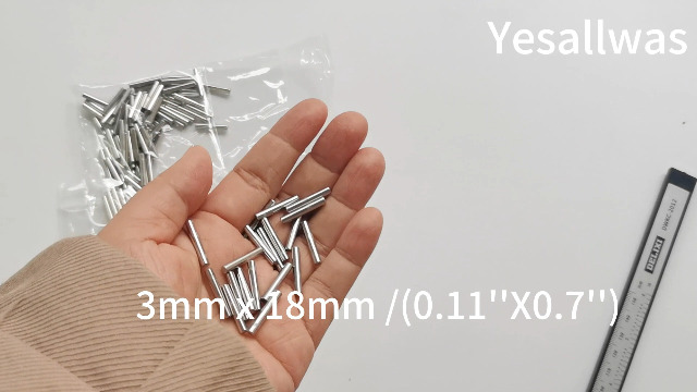 Amazon.com: Yesallwas 100Pcs 1.5mm X16mm Dowel Pin Stainless Steel