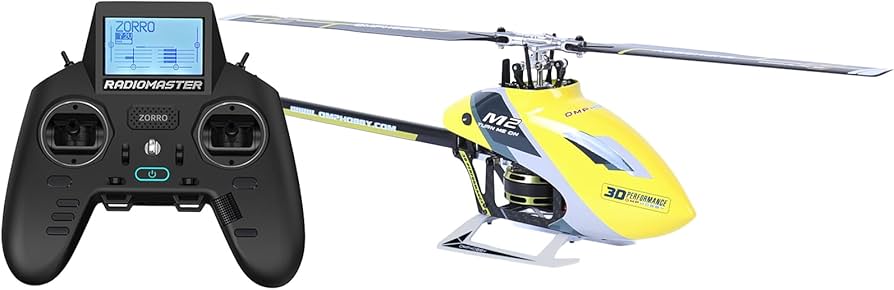 Amazon.com: OMPHOBBY M2 EVO MK2 Ready To Fly RC Helicopter Outdoor