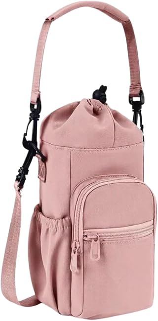 Suporte para Garrafa de Agua Bolsa para Celular Porta Garrafa Ajustavel para Caminhada Trekking Bike Academia Passeio Bolsa Porta Garrafinha Alca