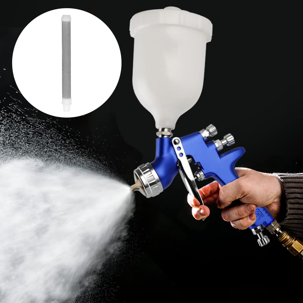 5 Pezzi Filtri per Pistola a Spruzzo Airless 60 Mesh Filtro per Pistola a Spruzzo Wagner in Acciaio Inossidabile Usato per Wagner Pistola Airless Vernice Spray,100mm Lungo(Bianca)