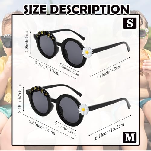 xrlsg Custom Sunglass Personalized Baby Sunglass for Girl Boy Name Flower Sunglasses Gift for Kids2