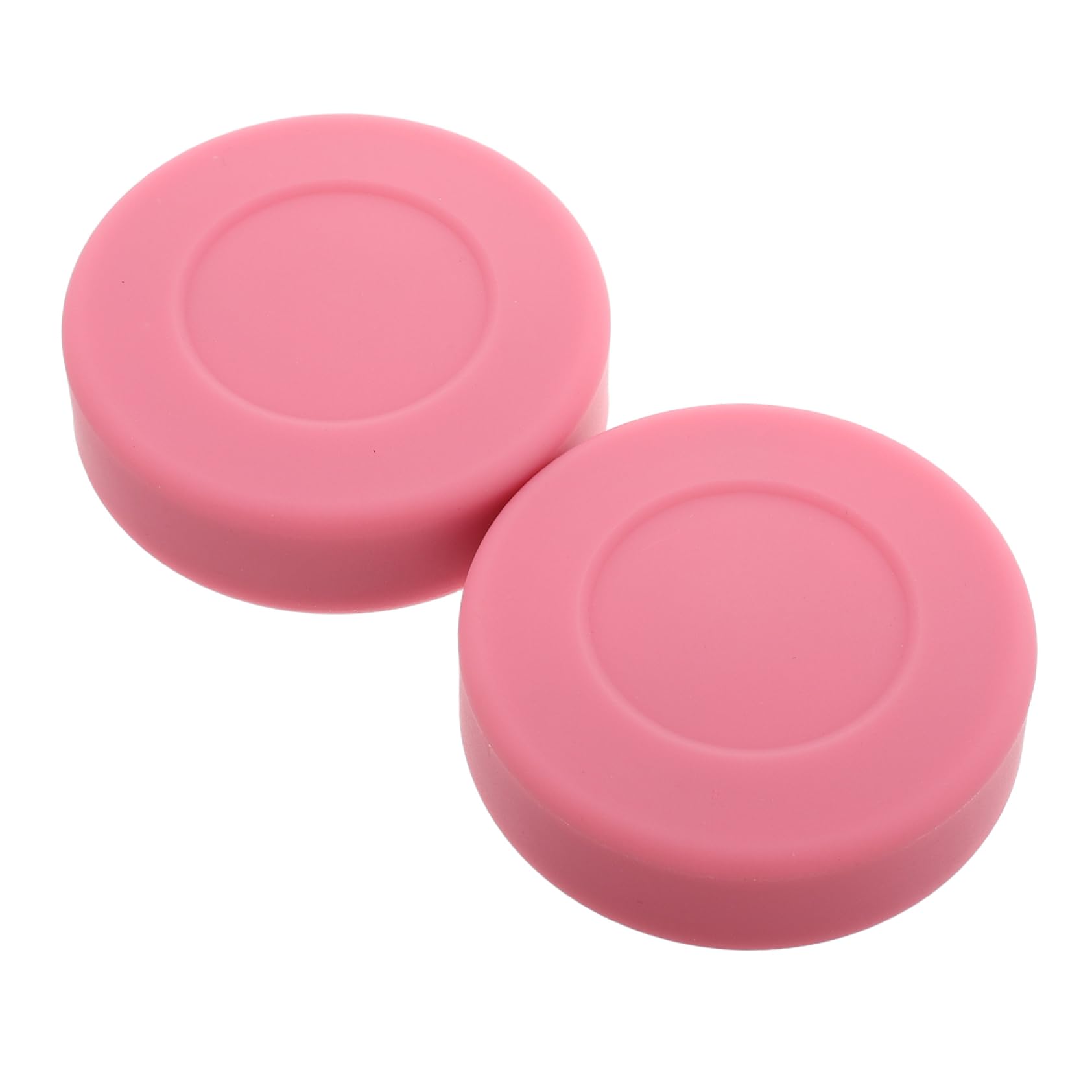 GOOHOCHY Set of 2 Sturdy PVC Hockey Pucks for Air Hockey Game Table Street Hockey Non-damaging Surface