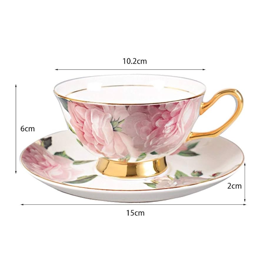 Amazon｜GYZLZZB コーヒーティーカップとソーサーセット骨中国