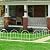 FOREHOGAR Decorative White Garden Fence Border 18in X50ft Outdoor Metal Wire Garden Fencing Flower Bed Folding Fences Panel Patio Edging Landscape for Yard