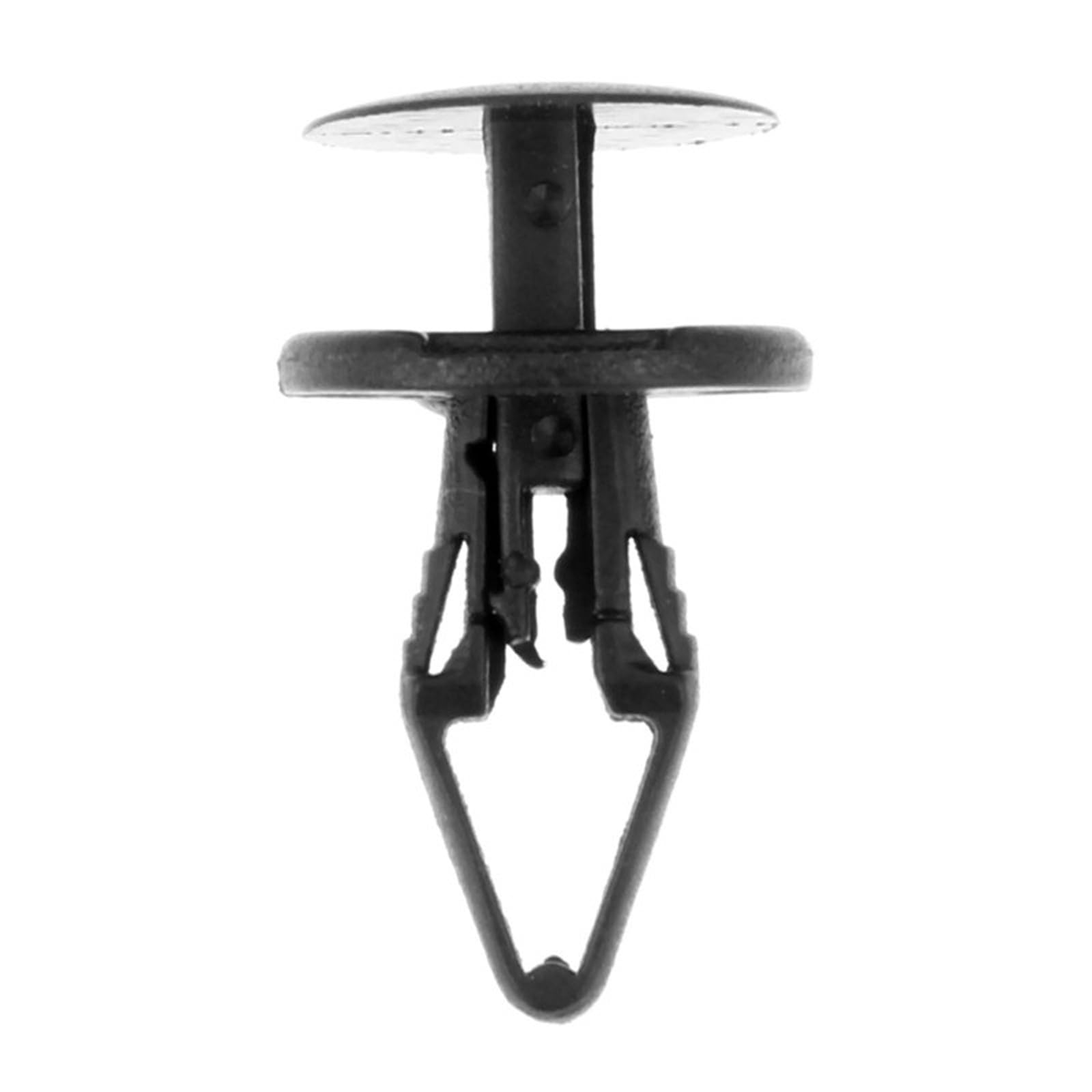 Ytqmorebnz One Color 50Pcs Car Fender 6.3Mm Hole Size Back Fastener Fastener Black Push Type Rivet Auto Fixed Clamps Trim Back Fastener