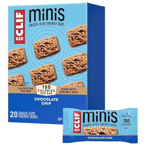 CLIF BAR Minis - Chocolate Chip - Made with Organic Oats - 4g Pro...