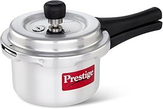 1.5 Litre Aluminium Popular Svachh Outerlid Pressure Cooker|Deep Lid for spillage Control|Virgin Aluminium|Gas Compatible|Controlled Gasket Release System|5 years warranty|ISI Certified