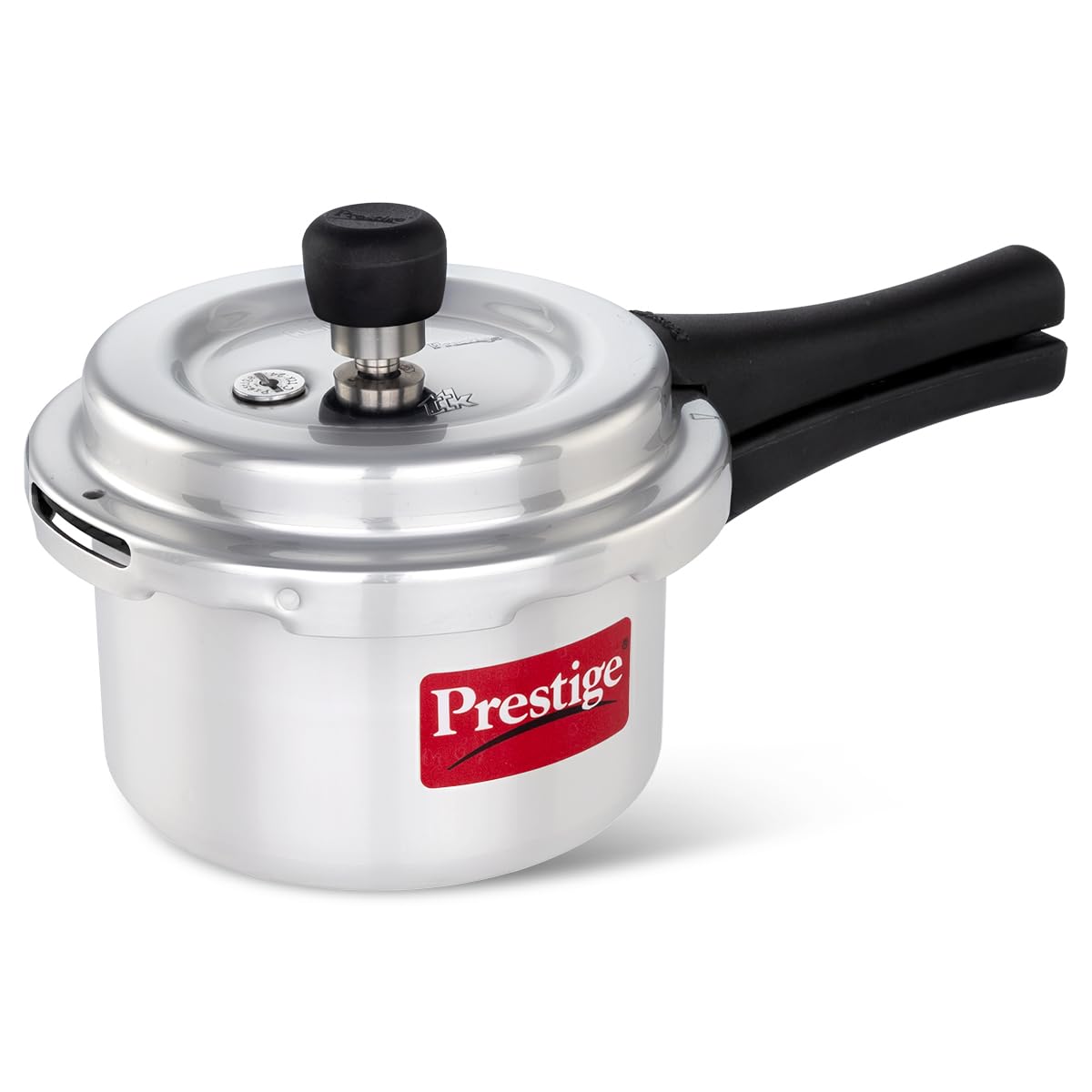 1.5 Litre Aluminium Popular Svachh Outerlid Pressure Cooker|Deep Lid for spillage Control|Virgin Aluminium|Gas Compatible|Controlled Gasket Release System|5 years warranty|ISI Certified