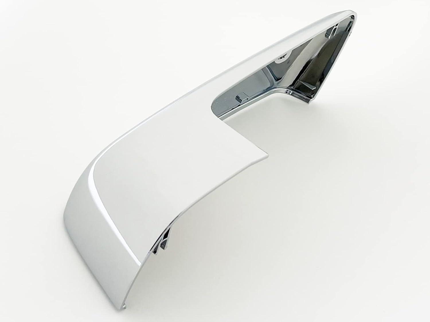 APA Replacement Exterior Mirror Cover fits 2019-2022 Silverado Sierra Top-Half Upper Part Chrome Passenger Right Side 84732162