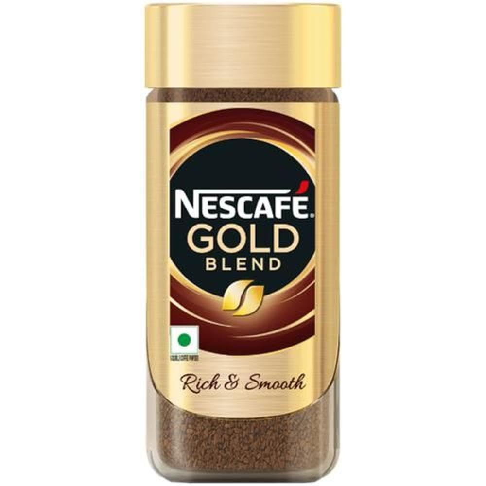 Nescafe Gold Blend Rich and Smooth Instant Coffee Powder, 200g Jar