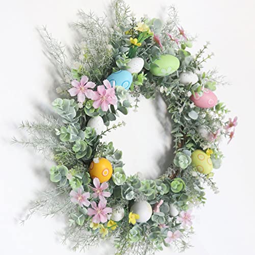 Couronne d'œufs de Pâques guirlande pour rafraîchir votre déco