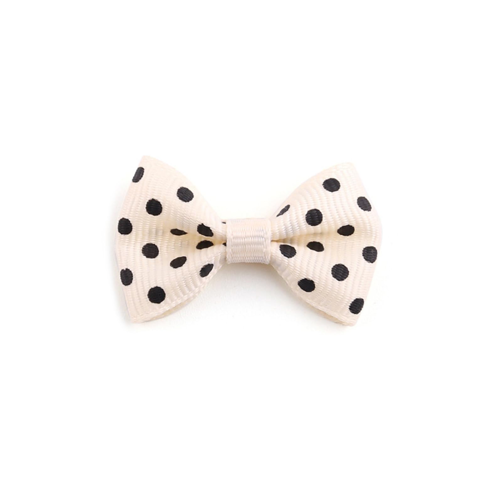 Tsophreniq 500Pcs Colorful Dot Bowknot for Making Hair Pin Hair Bow, Grosgrain Ribbon Bow Embellishments for Wrap Embellishments