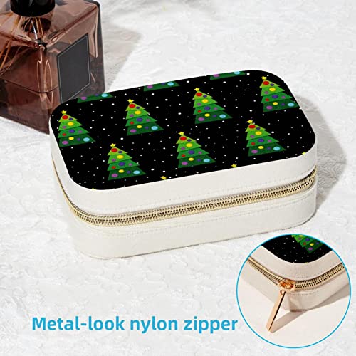 Boîte à bijoux sapin de Noël de rangement pour boucles et bagues