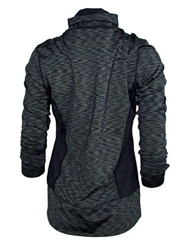 Ideology Women’s Black Space-Dye Zip-Up Jacket (Xs) #TOP1