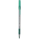 BIC Round Stic Grip Xtra-Comfort Medium Ball Point Pen, Green, 12-Pack – view 2