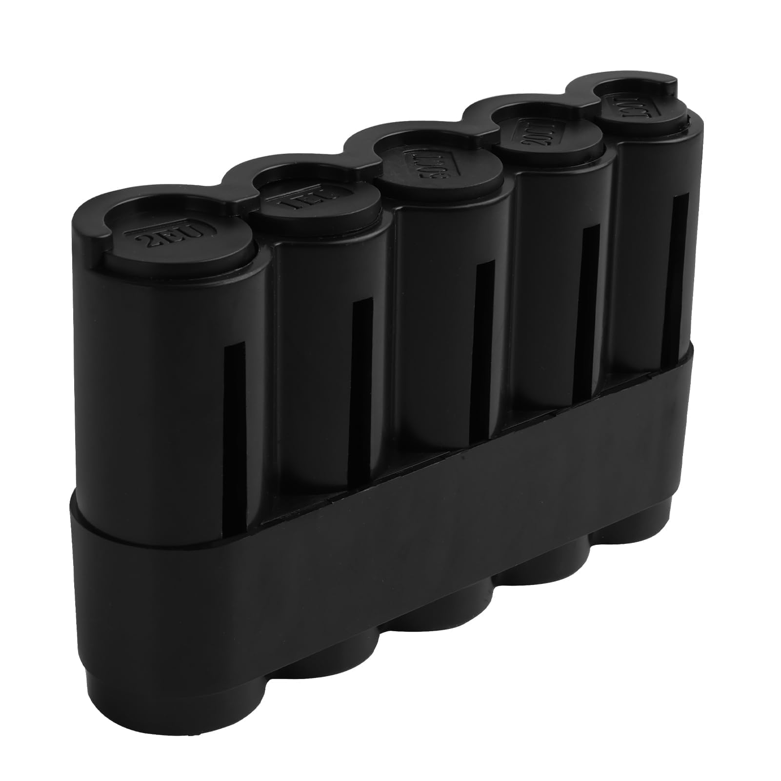 Portamonedas para Monedas Euro Clasificador y Dispensador Portátil Organizador de Monedas para Camareros Taxistas y Viajes Negro Almacenamiento y Sorter para Ahorros