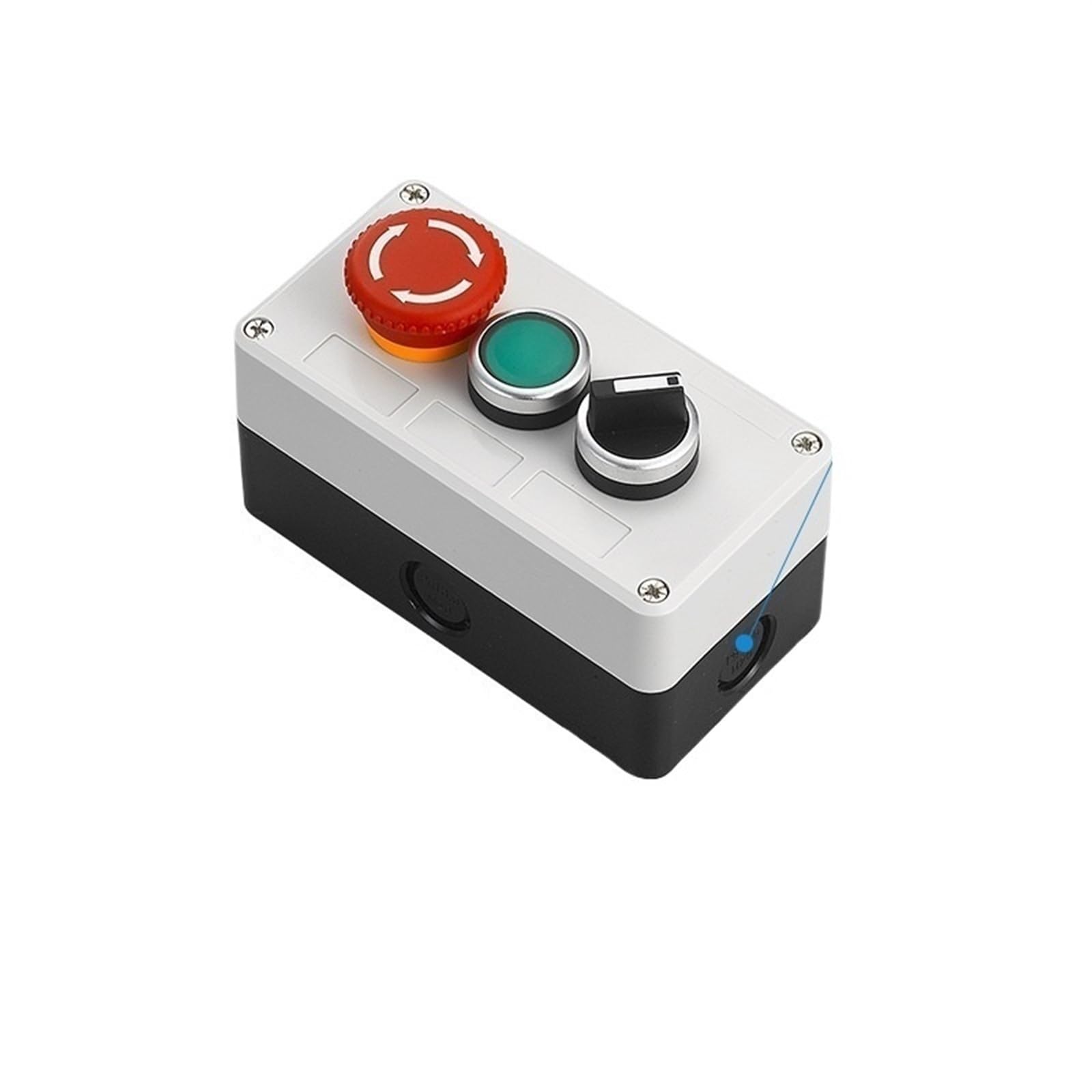 Boîtier de commande étanche plastique pour bouton de démarrage automatique de sécurité
