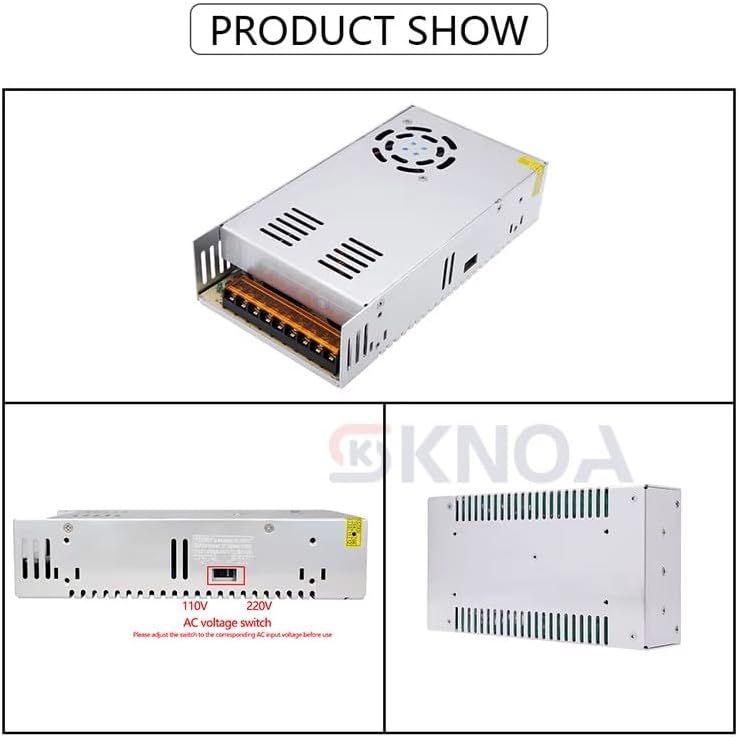 12V 24V 36V 48V 360W スイッチング電源トランス AC DC SMPS LEDストリップライト CCTVモーター用