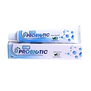 STIM Probiotic Toothpaste - Cavity Protection | Xylitol Powered | Freshens Breath | Healthy Teeth & Gums