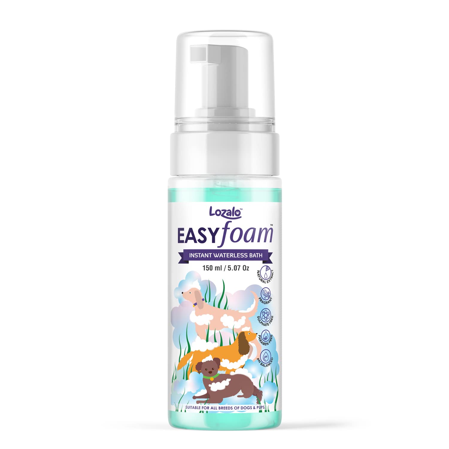 See full amazon price history chart for Lozalo Easy Foam Waterless Shampoo - 150 ml | Natural Fragrance | Water Less, Sulfate Free, Paraben Free, pH Balanced | Easy to Use & Suitable for Dogs, Cats and Pups of All Breads Lozalo Easy Foam Waterless Shampoo - 150 ml | Natural Fragrance | Water Less, Sulfate Free, Paraben Free, pH Balanced | Easy to Use & Suitable for Dogs, Cats and Pups of All Breads (B09YMWHMW2) Amazon Price History, Amazon Price Tracker