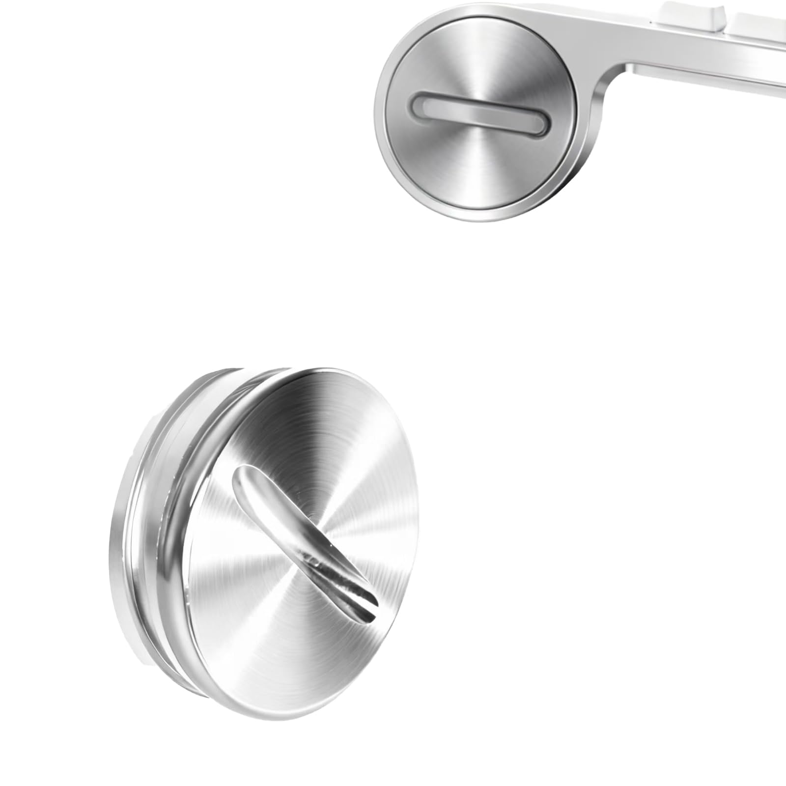 LeFix Replacement Aluminium Battery Cover Cap Lid Plug for Apple iMac Keyboard G6 A1314 A1644 and Magic Trackpad A1339