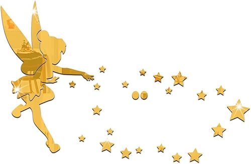 26 unidsset Tinkerbell Fairy espejo de pared acrĂlico espejo decorativo Tinker Bell pegatinas de pared decoraciĂłn del hogar (dorado) 26 unidsset Tinkerbell Fairy espejo de pared acrĂlico espejo decorativo Tinker Bell pegatinas de pared decoraciĂłn del hogar (dorado)