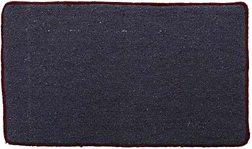 Image of Kuber Industries Cotton Blend Door Mat - 16x24 Inches (Red, Maroon)