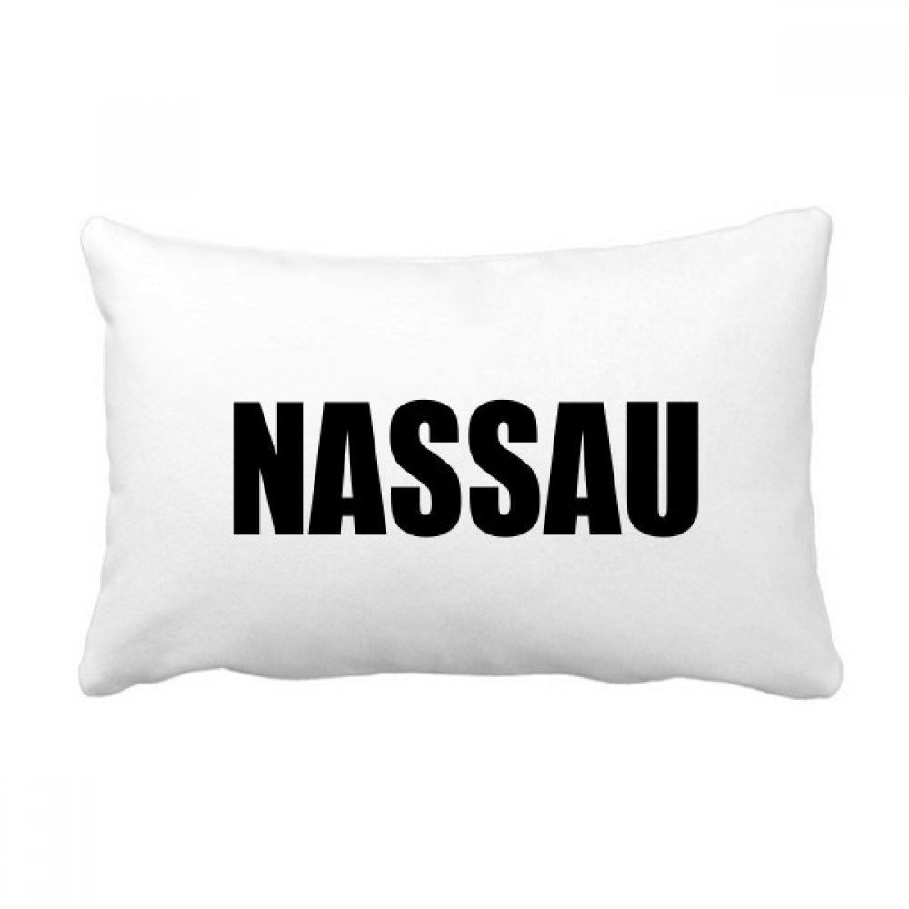 Coussin lombaire Nassau Bahamas oreiller de canapé de 16x24 pouces