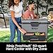 Ninja FB151GY FrostVault 50qt Hard Cooler with Dry Zone, Integrated Fridge-Temp Dry Storage Drawer, Premium Heavy-Duty Insulated Cooler, Keeps Ice for Days, Slate Gray
