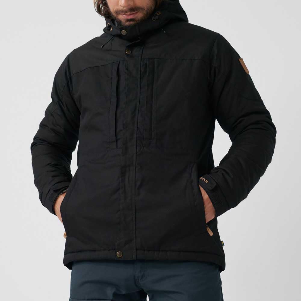 Fjallraven Skogso Padded Jacket Men's Winter Synthetic Insulated Coat, Black, M - Image 3