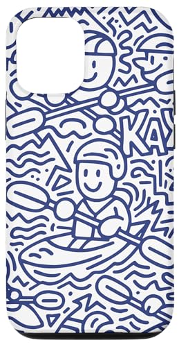 Kayak Canoes-Boat Kayaking, JbN tBbVO JbN V[JbN ނ JbN X}zP[X iPhone 12/12 Pro p