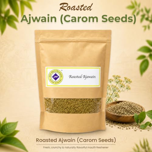Image of Jyoti Ben's Mukhwaas - Roasted Ajwain | Premium Carom Seeds | Natural Digestive | After Meal Mouth Freshener | Traditional Flavor | Pack of 2