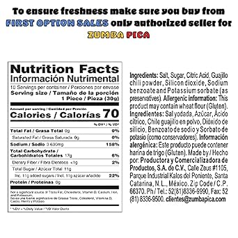Zumba Acidin, Spicy Chili Mix, 1.06oz, 10-Count