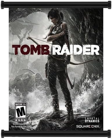 Happiness tree anime poster Tomb Raider Video Game Fabric Wall Scroll Poster (23" x 38") Inches WP]
