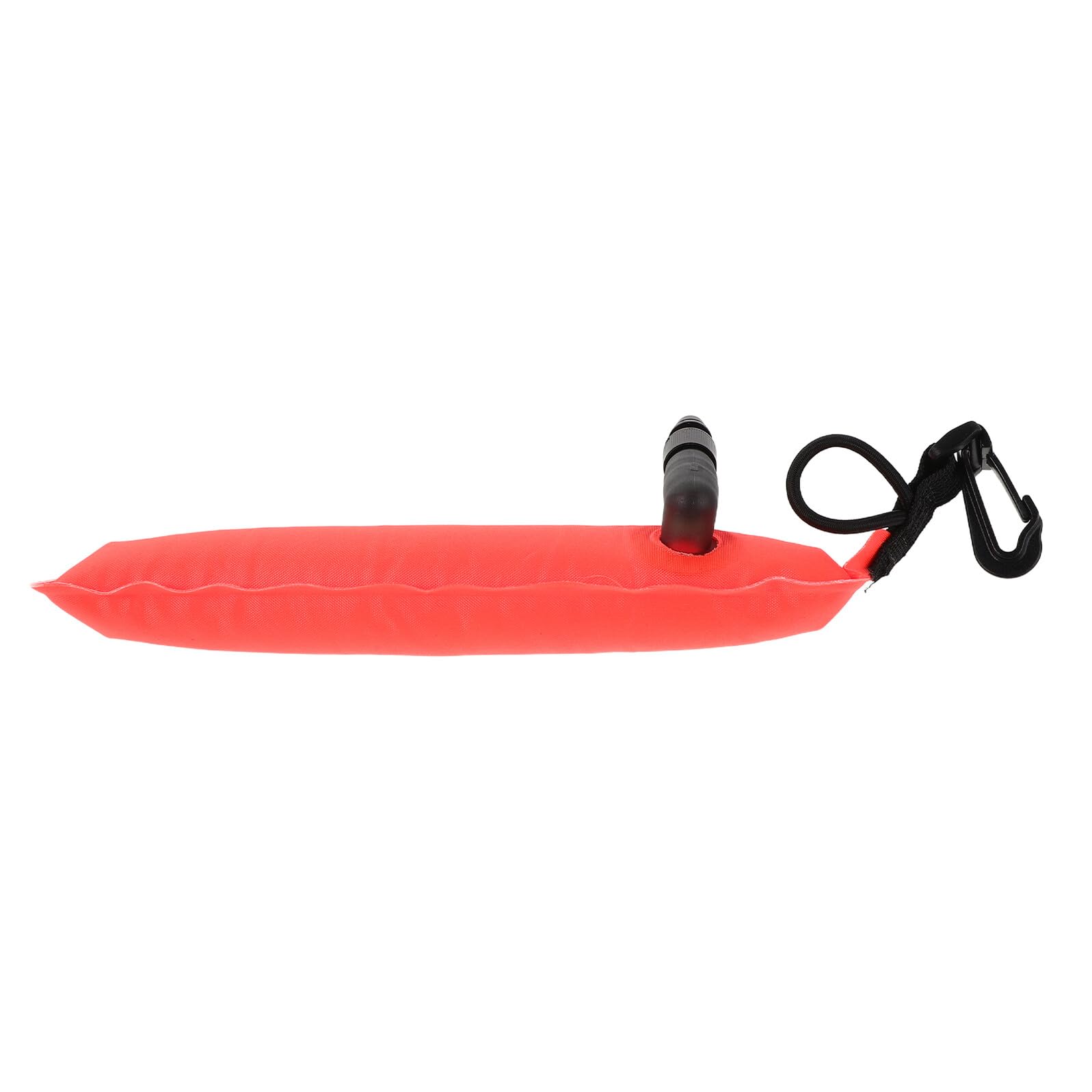 ORFOFE Taucher Signalboje Aufblasbar Sicherheitsmarkierung Orange Fluoreszierend Robuste Unterwasser Signalleuchte für Freitaucher und Wassersport