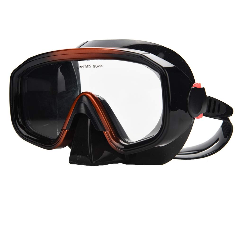 Gafas de Buceo, Snorkel de Gran Angular, Máscara de Natación Subacuática, Gafas de Snorkel con Estuche de Transporte