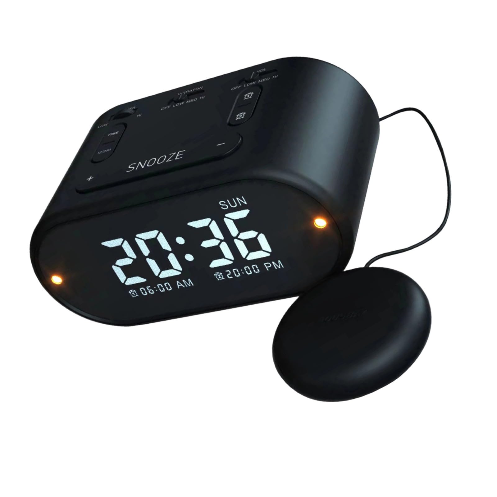 Reloj vibratorio para con agitador de cama ideal para dormitorios compartidos sin ruidos