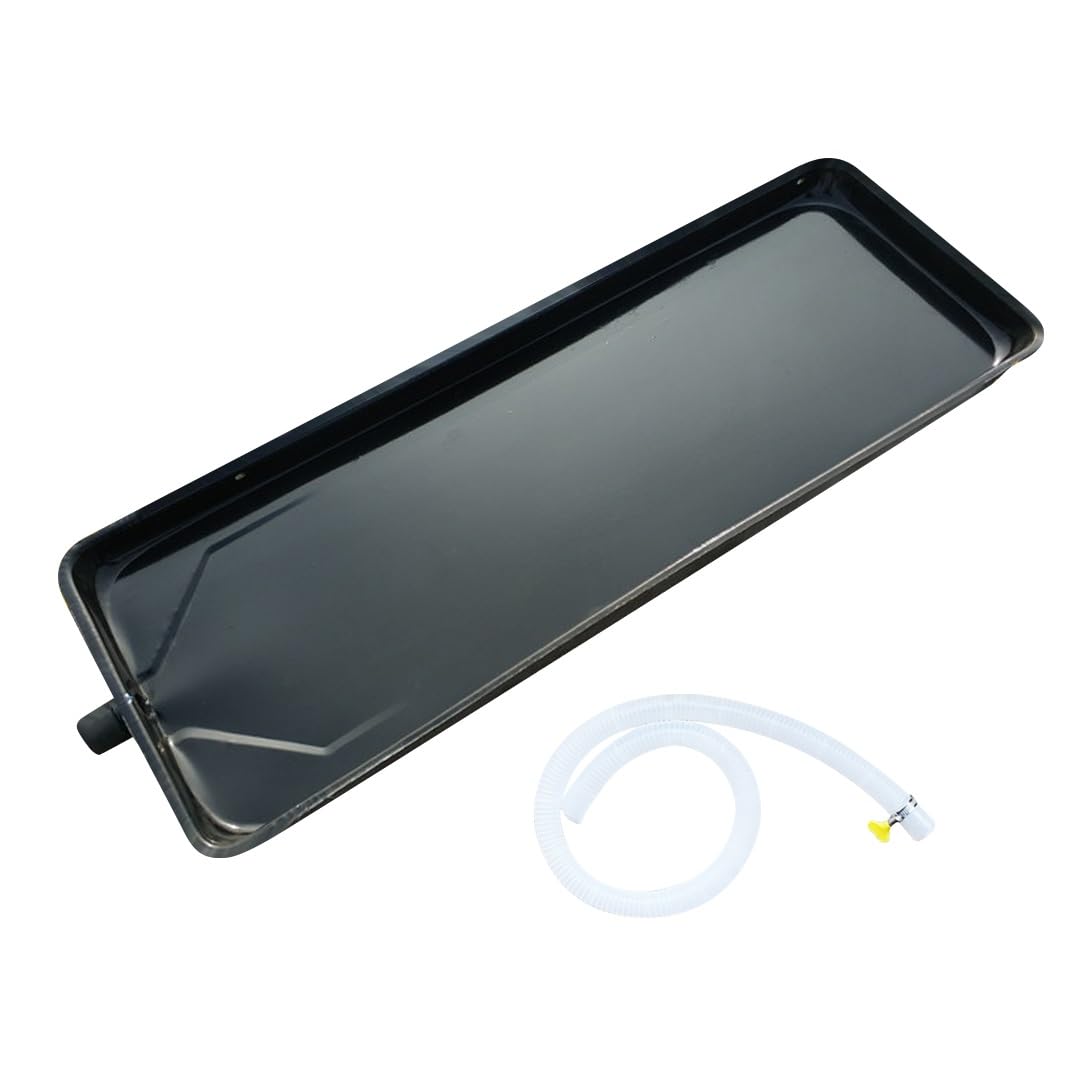 Bac de collecte de condensation pour climatiseur, ensemble de tuyaux de vidange, tapis de collecte d'extérieur, 91 x 24 cm, solution essentielle de drainage AC pour la maison